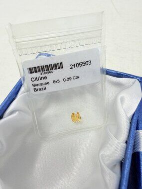 Shop LC Brazilian Citrine Set of 2 6x3 mm Loose Gemstone for Jewelry Making 5534